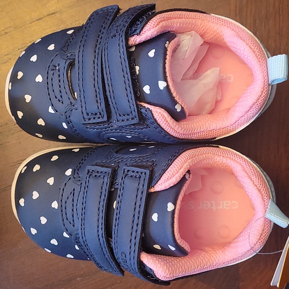 Blue baby shoes